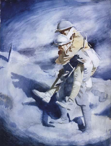 Sir William Orpen Poilu and Tommy Germany oil painting art